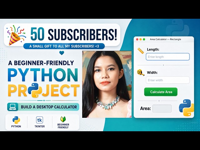 Beginner-Friendly Python Project | Area Calculator | Python in One Shot