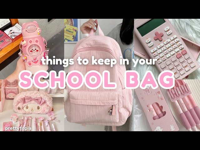 What to Keep In Your School Bag | School Bag Essentials for 9 to 17 year olds