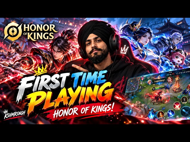 PLAYING HONOR OF KINGS! 🔥 | Can I Survive? 😱 | Hindi Gameplay  | Facecam Stream | LiveStream