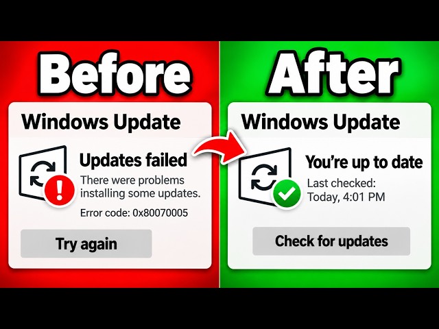 How to Fix All Windows Update Error in Windows 10 (6 Easy Solutions)