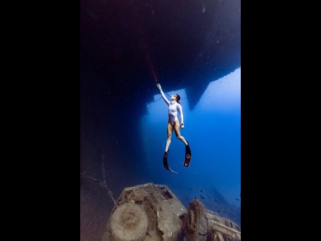 freediving with... a truck??? #shorts