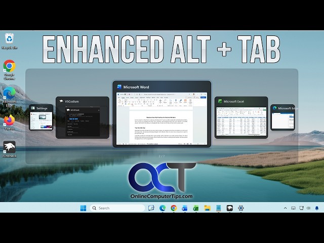 Upgrade the Boring Windows Alt+Tab to a Modern Task Switcher