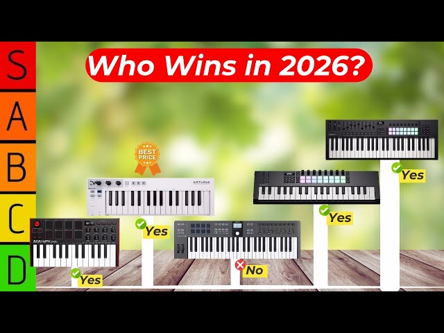 Best MIDI Keyboard Controller 2026 [TOP 5 MIDI Keyboards For EVERY Budget]