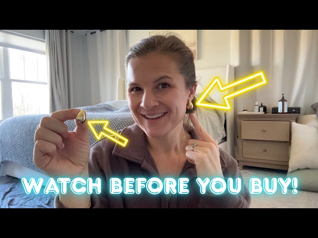 Honest review of gold tear drop earrings