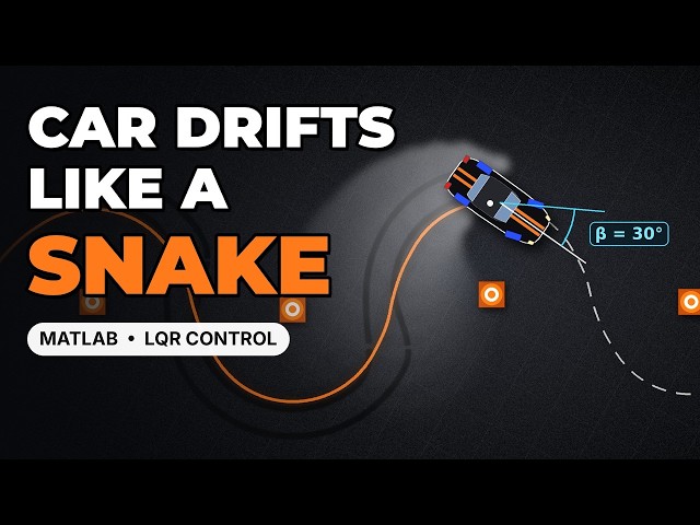 Car Drifts like snake 🤯 #matlab #car #physcis #modelling #simulation #math
