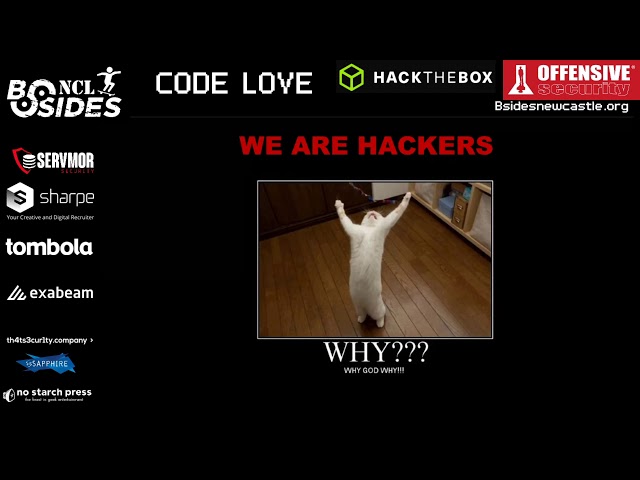 BSidesNCL 2020 @BeeFaauBee09: From Z3R0 to H3R0