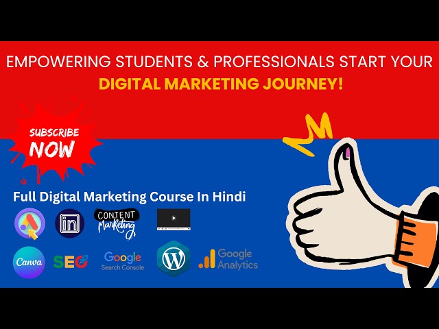Digital Marketing Course In Hindi | Digital Marketing Tutorial For Beginners