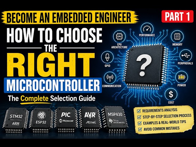 The Microcontroller Selection Manual: How to Choose the Right MCU for Any Project
