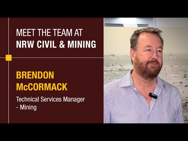 Life at NRW: Brendon McCormack - Technical Services Manager