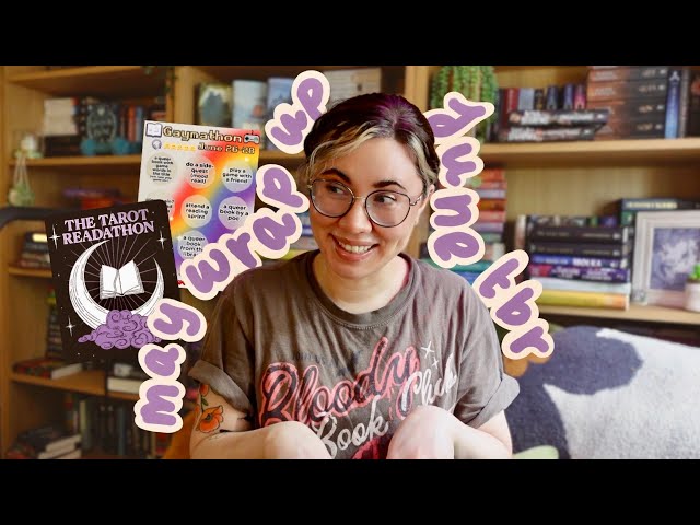 may wrap up, june readathons, and crafty projects 🔮✨