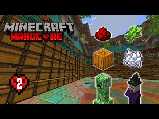 Automating My Farms and Building a Grand Storage Room in Hardcore Minecraft