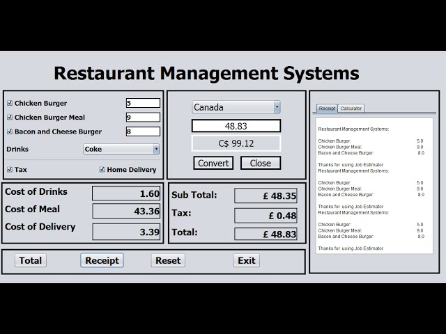 How to create Restaurant Management Systems in Java NetBeans - Full Tutorial