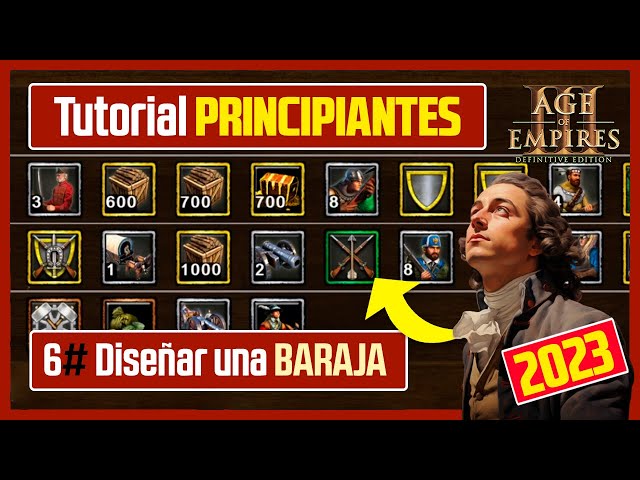 ✅ Ep.6 How to design a deck | AGE OF EMPIRES 3 beginner TUTORIAL 2023