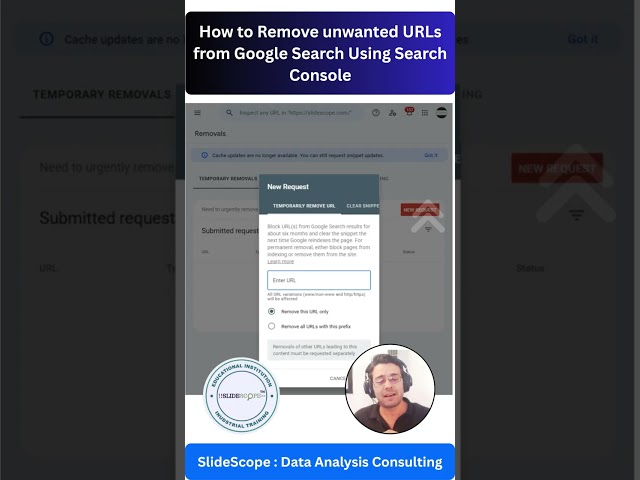 How to Remove Expired or Unwanted URLs from Google Search Using Search Console.
