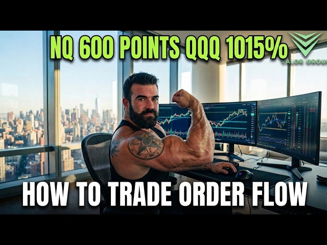 How to Day Trade NQ at the NY Open (Order Flow Strategy +600 Points)