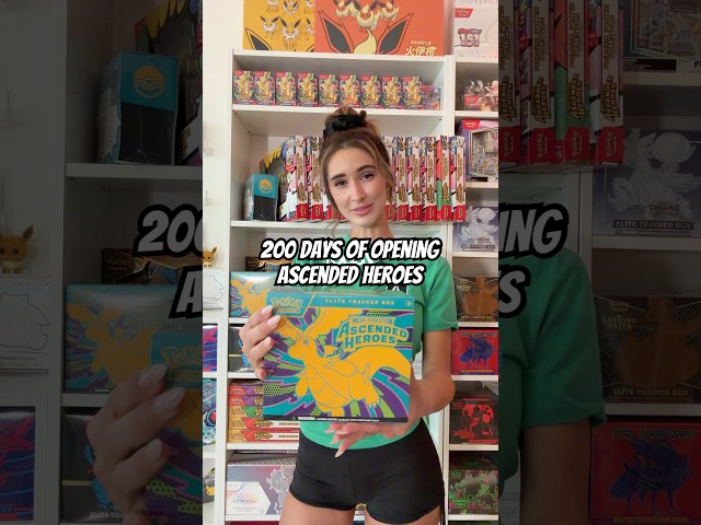 200 days opening ascended heroes 🫠 #pokemon #pokemoncards