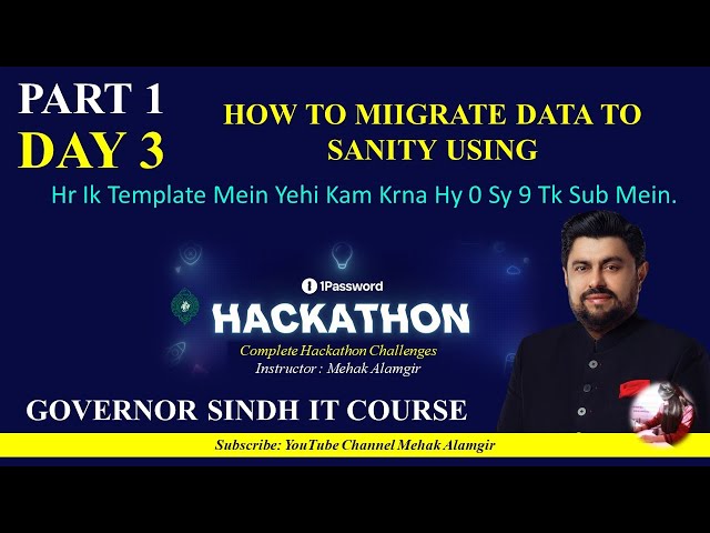 giaic hackathon 3 |  how to miigrate data to sanity using api