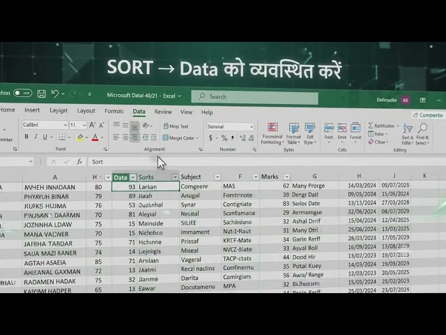 Full Video coming soon 🔜 #computersheekhoindia #excel #shorting #filtering 