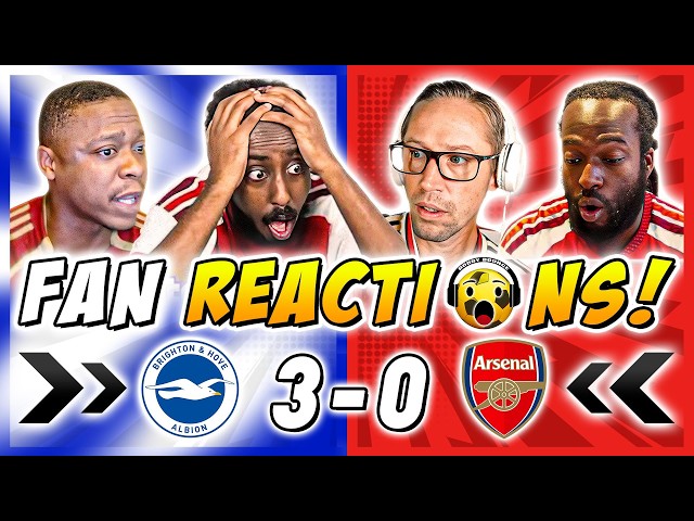 Arsenal Fans HUMILIATED 😳 Reactions to Brighton 3-0 Arsenal | Premier League Fan Reactions