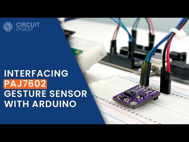How to use PAJ7620 Gesture Sensor Module with Arduino