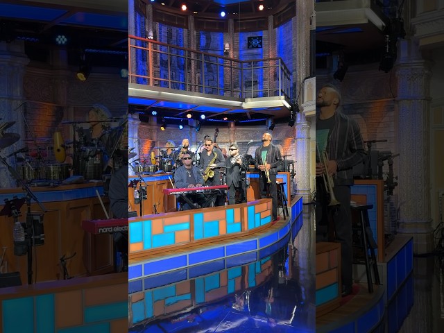 Members of @LettuceFunk joined us for a funky evening at the Ed Sullivan! http://lettucelive.com/