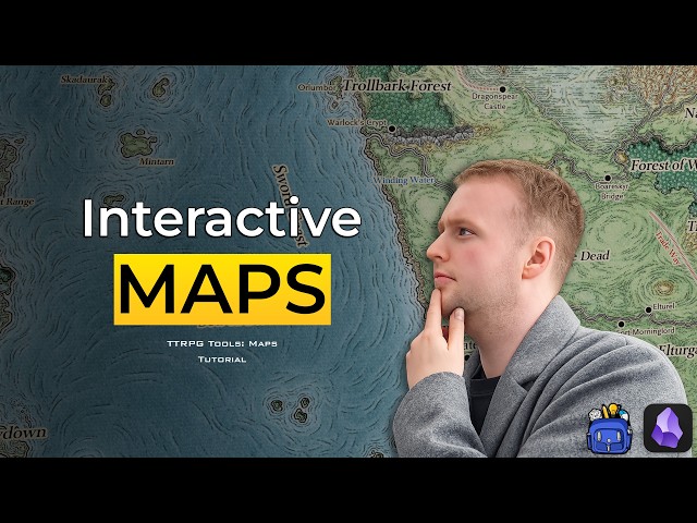 Interactive Worldbuilding Maps | Obsidian Showcase