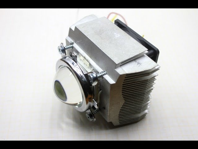 DIY 100 Watt LED Flashlight