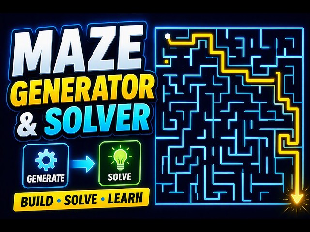 Infinite Maze Generator + AI Solver