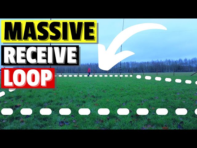 Installing a LARGE receive loop for Ham Radio