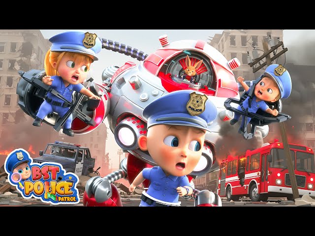 Freeze the City | Cartoon animation for kids | BST Police Patrol