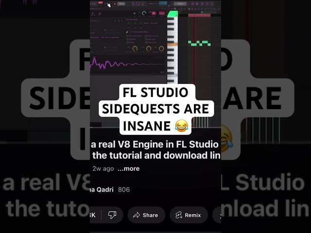 FL Studio Side Quests are INSANE 😂 #flstudio #musicproducer #producer
