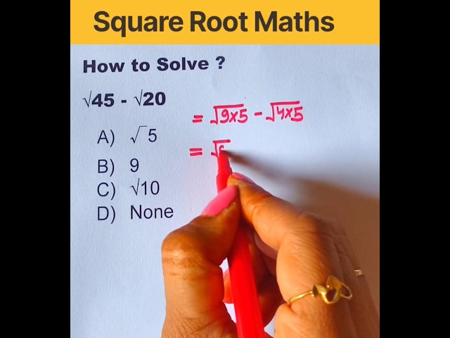Square Root Maths 🤯| How to solution square Root | #maths #mathematics #challenge #math #square root