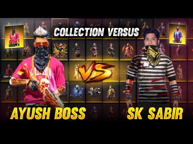 SK Sabir Vs Boss Ayush Collection Versus // Can beat @SK SABIR GAMING ?