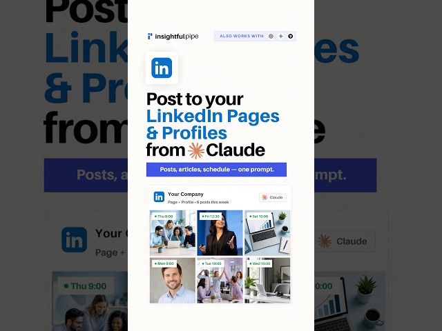 I Asked Claude to Post on LinkedIn—It Scheduled My Next Video Too