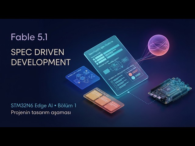Claude Fable 5.1 ile Spec Driven Development | STM32N6 Edge AI Serisi #1