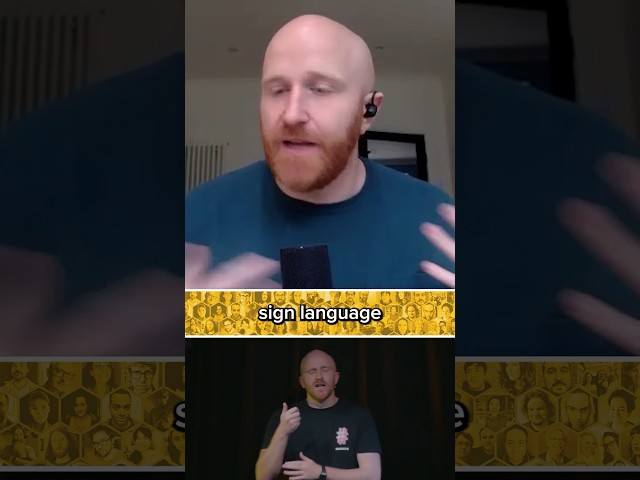 Ray Bradshaw: I Signed My Own Stand-Up! 🎤 #raybradshaw #signlanguage #bsl