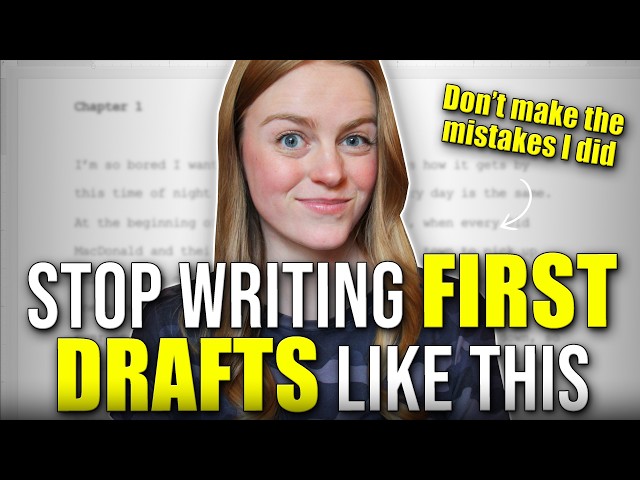 7 Tips for Writing Your FIRST DRAFT | Lessons I've learned the hard way and how I draft now