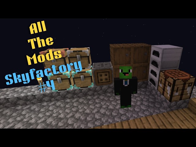 All the Mods Skyfactory  - Sophisticated Storage - EP.4. Minecraft Mod Pack