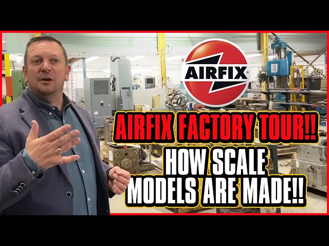 Exclusive Tour of Airfix Factory -  Scale Model Kit Making Insights