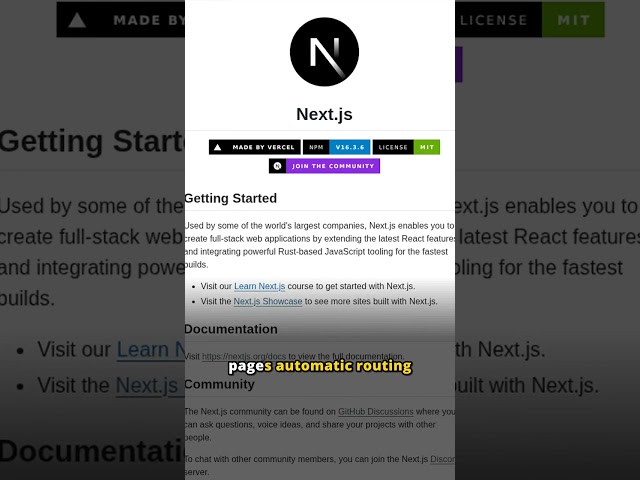 Next.js: a React framework for building fast web apps