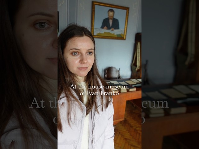 A quiet visit to Ivan Franko’s house 🕯️✍️