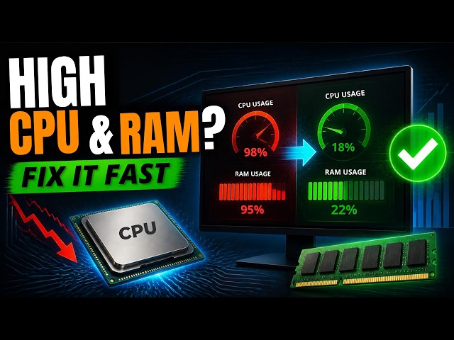 How to Fix High CPU & RAM Usage in Windows 11/10 (2026 Guide)