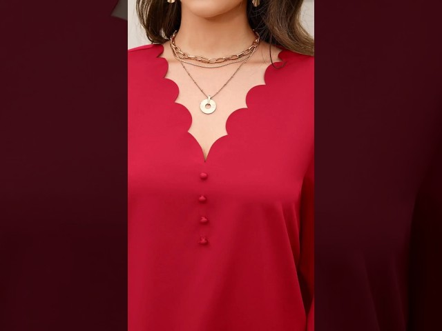 😍 Itna Pyara Neck Design ✨ Stylish Neck Cutting & Stitching #Shorts #yt #viral #trending