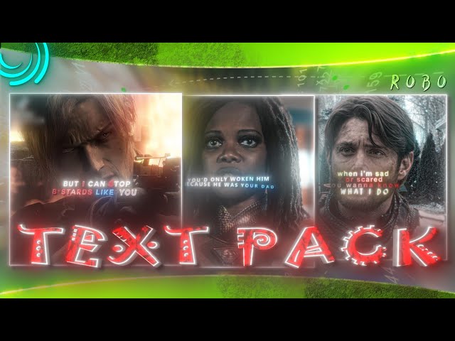 Top 5 Advanced TEXT Effect Pack for Alight Motion 😎 (+Preset)