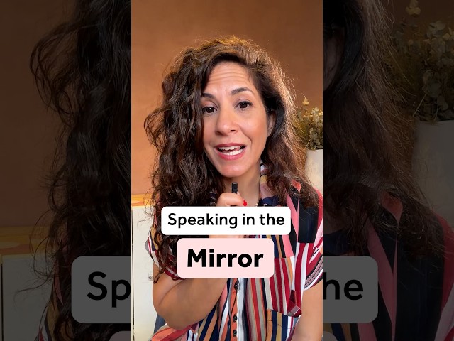 Speaking in the mirror 🪞