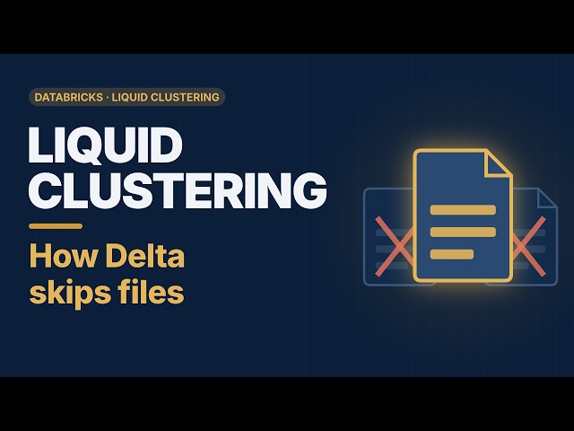 Liquid Clustering on Databricks: how Delta stops reading every file