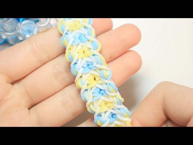 Sacred Gems Bracelet | Rainbow Loom Tutorial | One Loom
