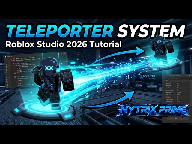 How to Make a Teleporter System in Roblox Studio (2026 Tutorial)