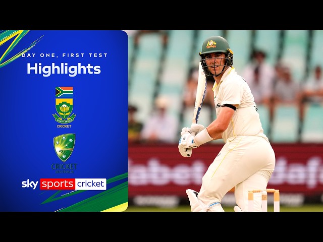 South Africa's impressive bowlers halted by bad light | South Africa v Australia | Day 1, First Test