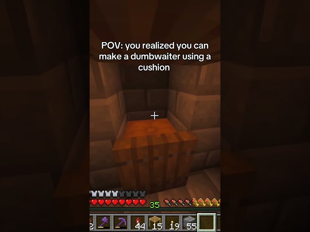 Just a cushion with a string beneath it #minecraft #minecraftshorts #minecraftbuilding #mcpe #mc